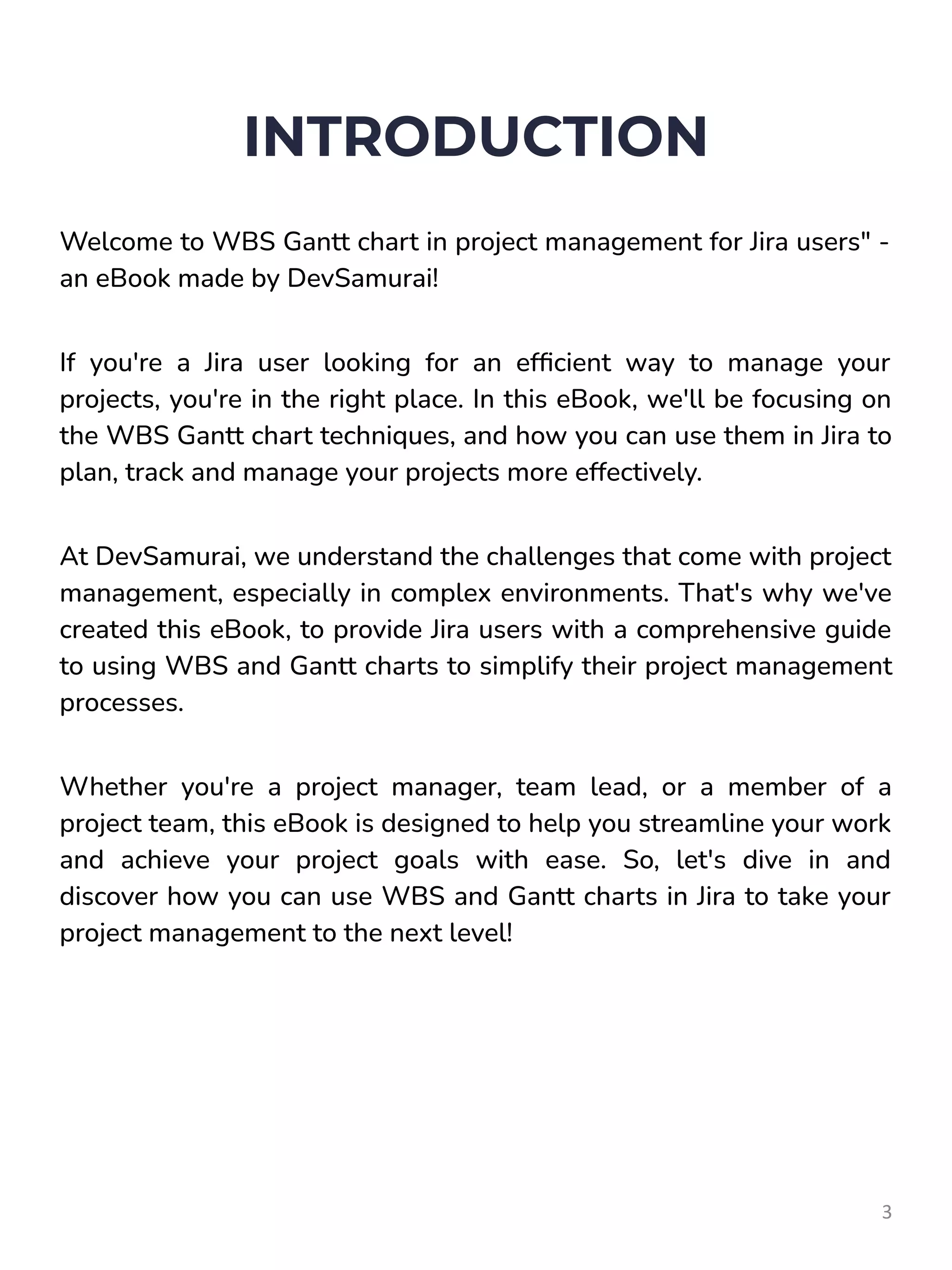 WBS Gantt chart and project management for Jira users | PDF