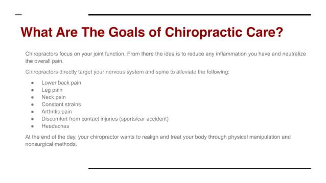 Ultimate guide to chiropractic care | PPT
