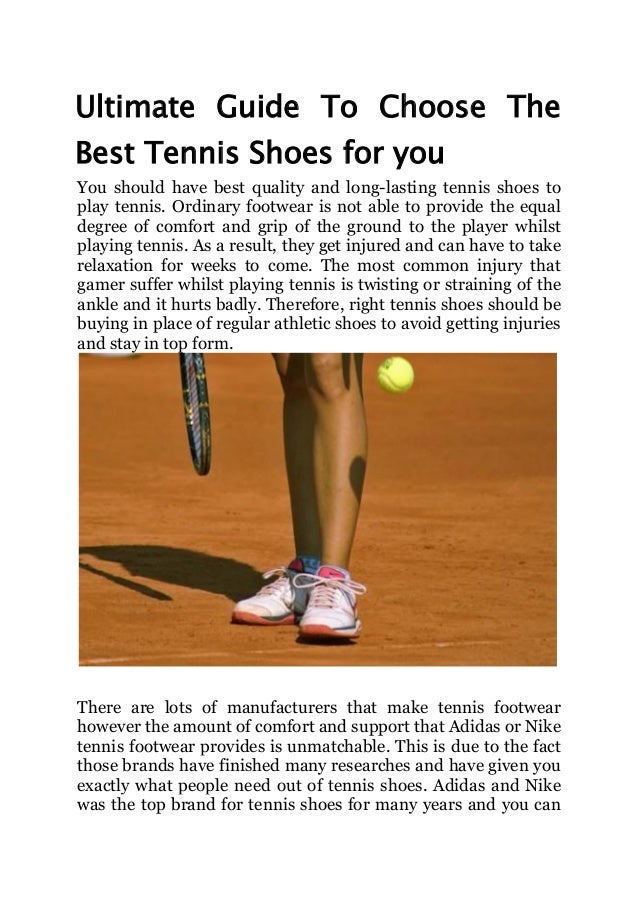 best quality tennis shoes