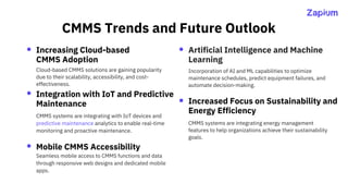 Ultimate Guide to CMMS An In-Depth Analysis - Zapium | PDF