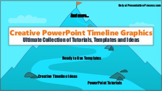 Creative PowerPoint Timeline Graphics
Ultimate Collection of Tutorials, Templates and Ideas
PowerPoint Tutorials
Creative Timeline Ideas
Ready to Use Templates
And more…
Only at Presentation-Process.com
 