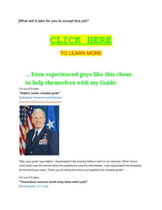 Ultimate Guide To Job Interview Answers | PDF