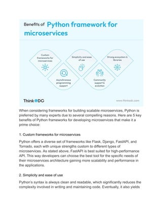 Ultimate guide to Python frameworks for building scalable microservices.pdf