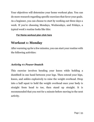 The Ultimate Home Workout Plan