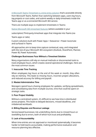 Ultimate Microsoft Teams Timesheet Guide for Efficient Work - Apps 365 ...