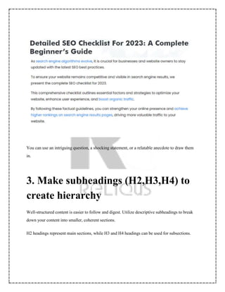 Ultimate SEO Checklist 2023: 42 Tips To Optimize Your Website | PDF
