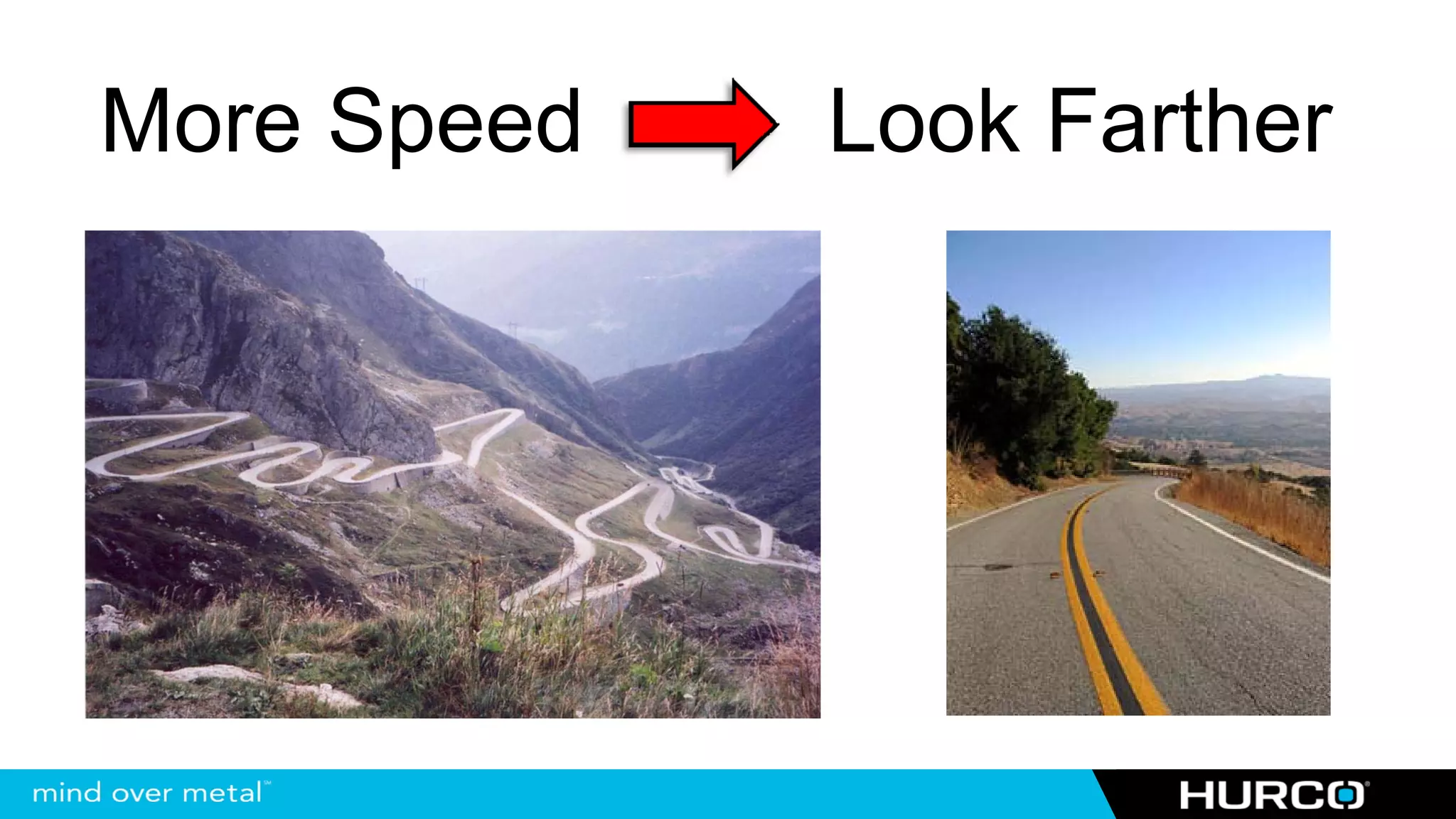 More Speed   Look Farther
 