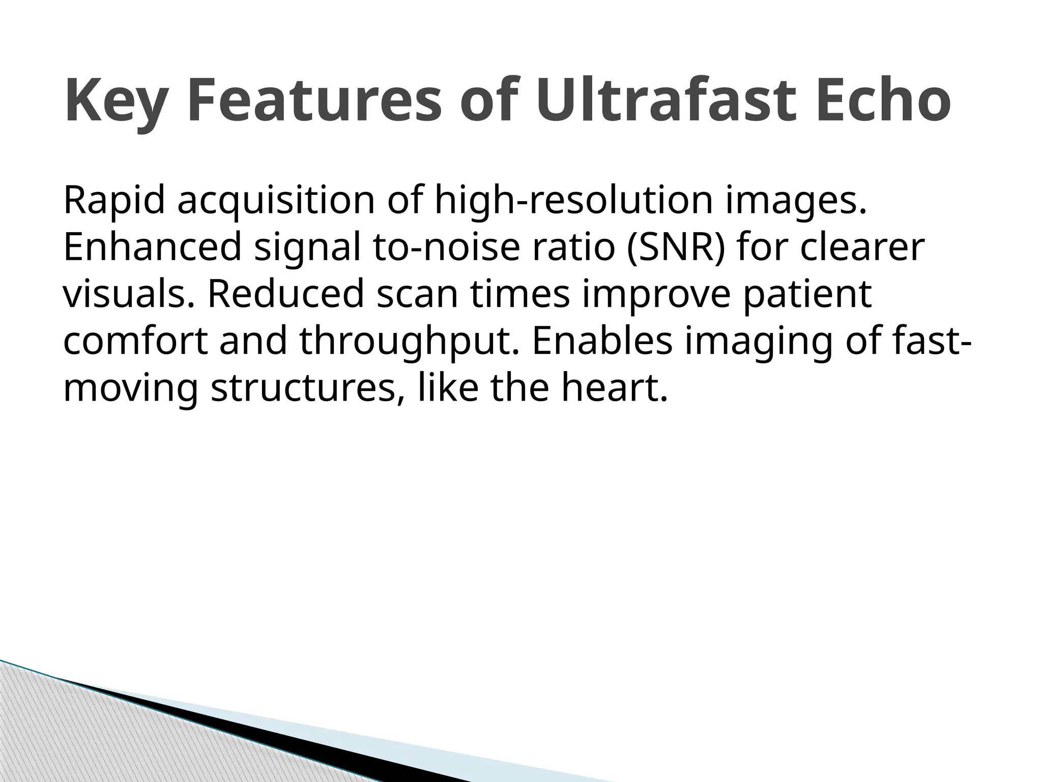 Ultrafast Echo for MRI project.pptx 6 slides | PPTX