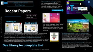Recent Papers
The Part I document discusses advanced concepts in cloud banking, including virtual
portal arrangements, encryption methods, and synthetic algorithms for secure
financial operations. Part I mines the metrics and produces synthetic math so to
complete the process in Part II. See Banking on the Unencumbered Shore.
• Introduction and Overview of Cloud and Structural Design
Concepts: The document “Clouds that Assimilate” introduces
cloud assimilation in structural design, focusing on vector steel's
role in building and glass modeling. It outlines the bifurcation of
models, building tasks, and the integration of cloud intelligence
and vector compensation in construction. The Ark Wall and
cloud containment systems are essential for glass projects,
emphasizing remote building and continuous modeling.
• Glass World Reports and Continuous Modeling: Part II focuses
on adopting the crystal cloud and photosynthetic assimilation for
remote building using portable portals and hubs. It discusses
glass machines, constructive mathematics, and the rules
governing continuous modeling. The section highlights the
importance of encryption, asymmetry, and vector adjustments in
glass and steel construction.
Design and Cloud
Intelligence
5
5+7+8+6+7+10+3
+7+53= 106
25
25
Brij
Consulting,
LLC
Jean
Marshall
The Part II document discusses the shift in the portal dimensions covered by the synthetic
portal arrangements and the supply chain recovery with the synthetic shield. We square
up financially with Part II-A Addendum. See Cloud Banks Part II, IIA
2/9/2026
Part I is the making of shield, gates,
gate minder and transom to
develop a Virtual Portal. Part II will
develop the lens model for remote
building.
Treasury Series
Photosynthetic packaging is only
the immediate part of cloud
banking and is an assembly of the
Morning Star and of Christ+ And so
the topic ends with confluency.
Brij Consulting, LLC, Jean Marshall
 