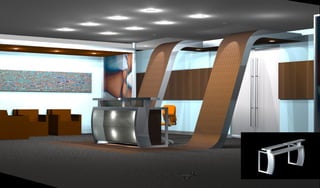 Ultra Modern Reception Area Concept