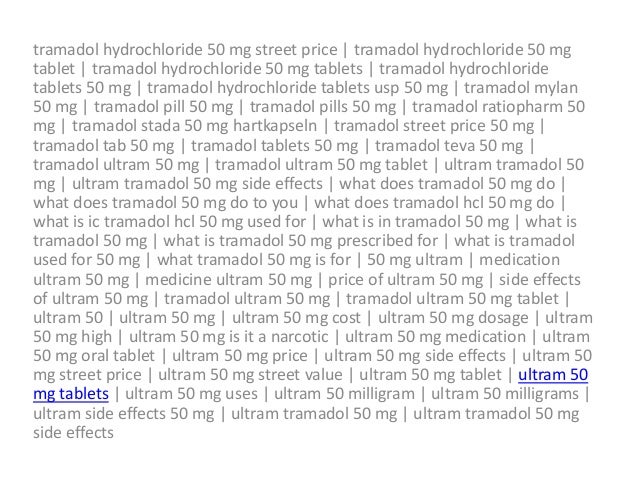 Tramadol hydrochloride 50mg