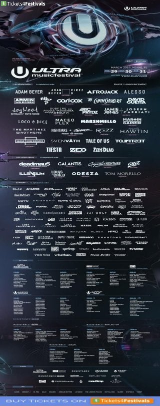 Ultra Music Festival Tickets Cheap and Lineup