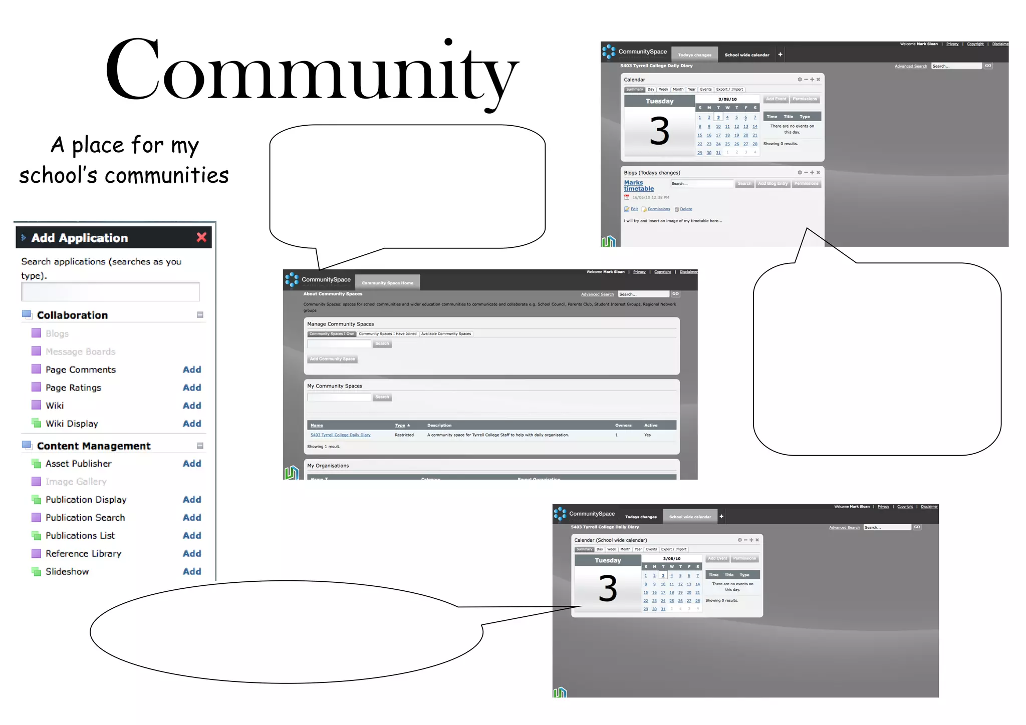 Community
A place for my