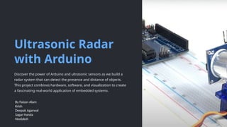 Ultrasonic-Radar-with-Arduino-project.pptx | Computing | Technology ...