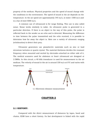 Ultrasonic based distance meter | PDF