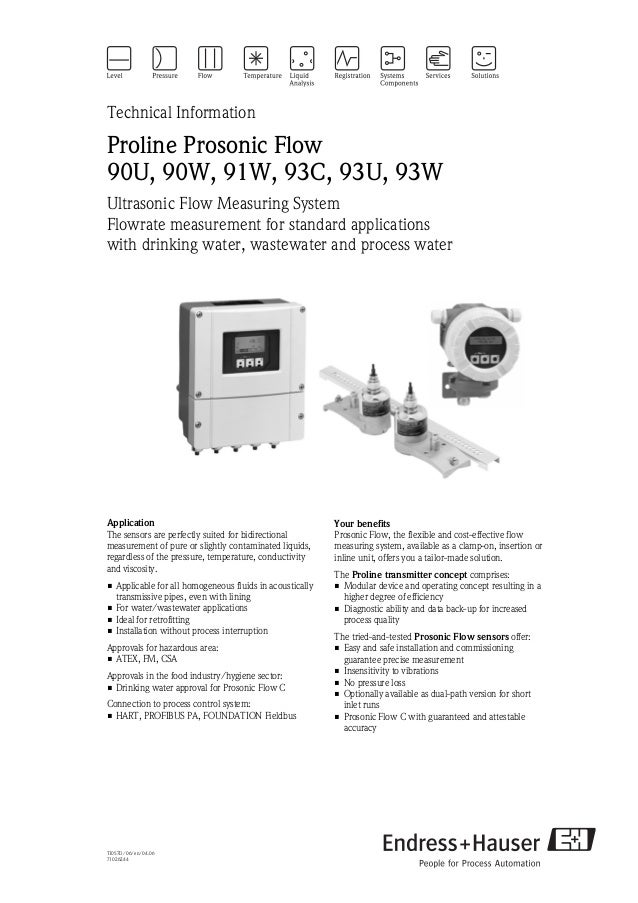 Ultrasonic Flowmeter Drinking Water Wastewater And Process Water