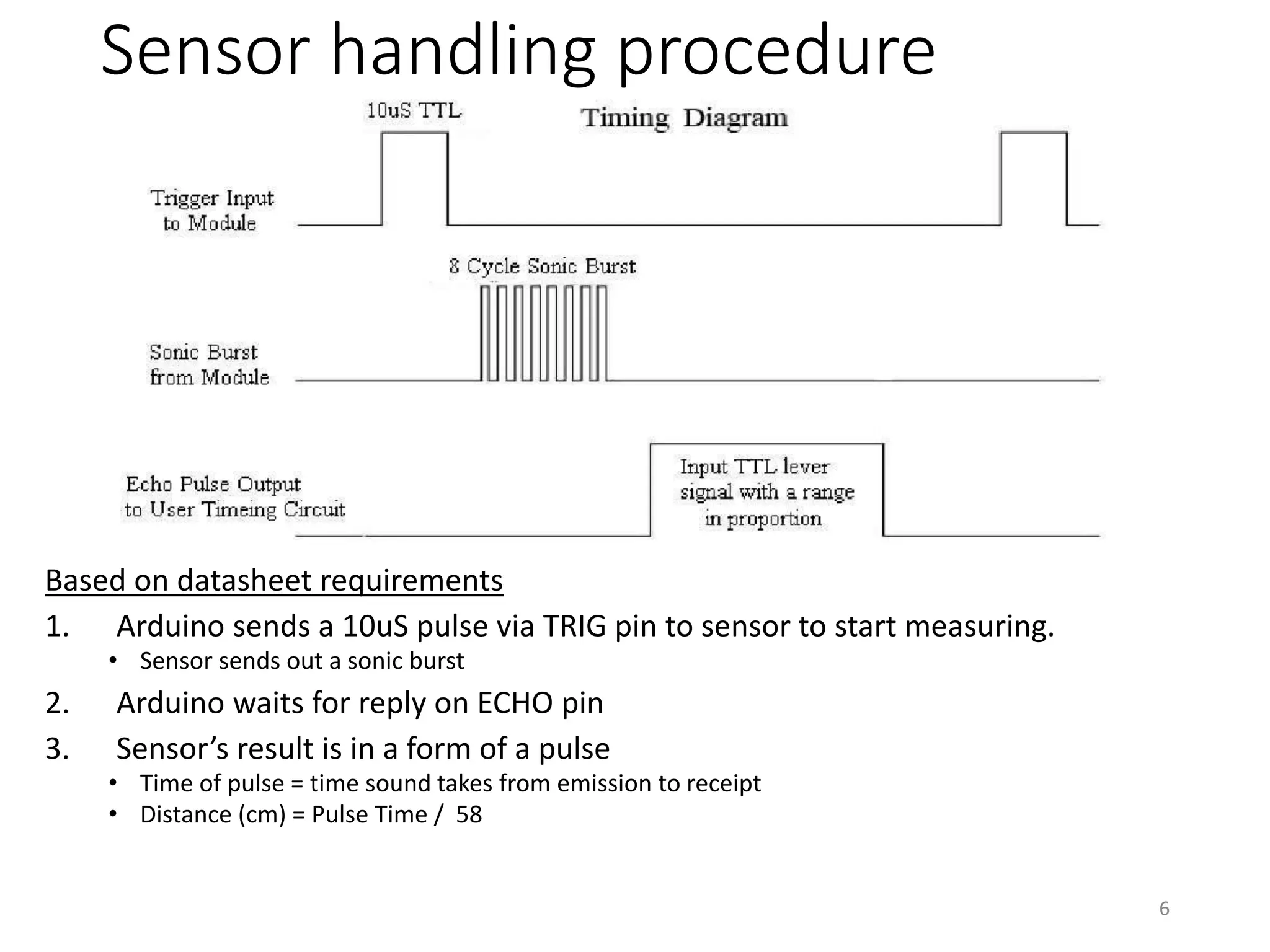 HC-SR04 Ultrasonic sensor with Arduino | PPTX