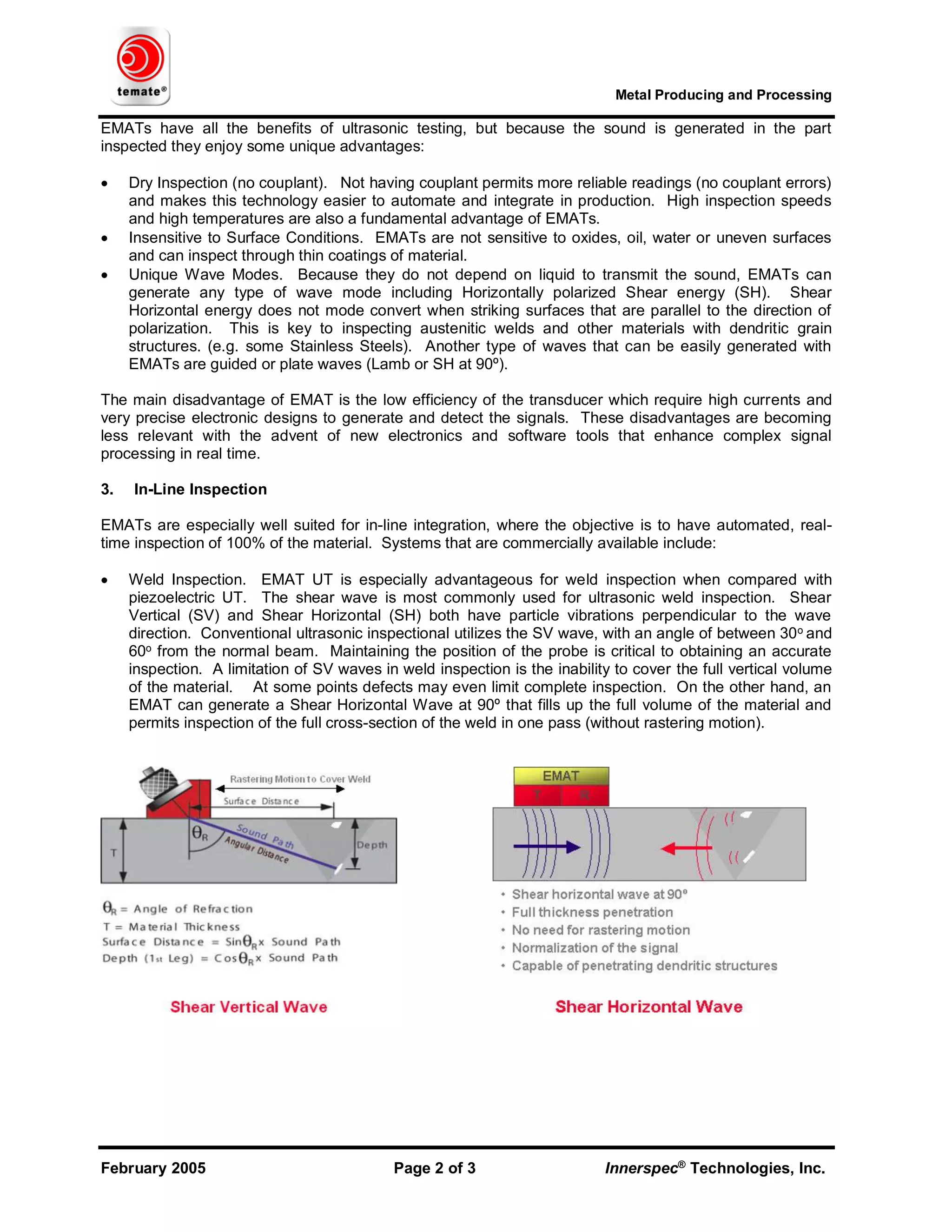Ultrasonic Inspection Without Couplant | PDF