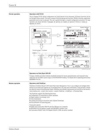 Ultrasonic Level Measurement-Prosonic M FMU40/41/42/43/44 | PDF