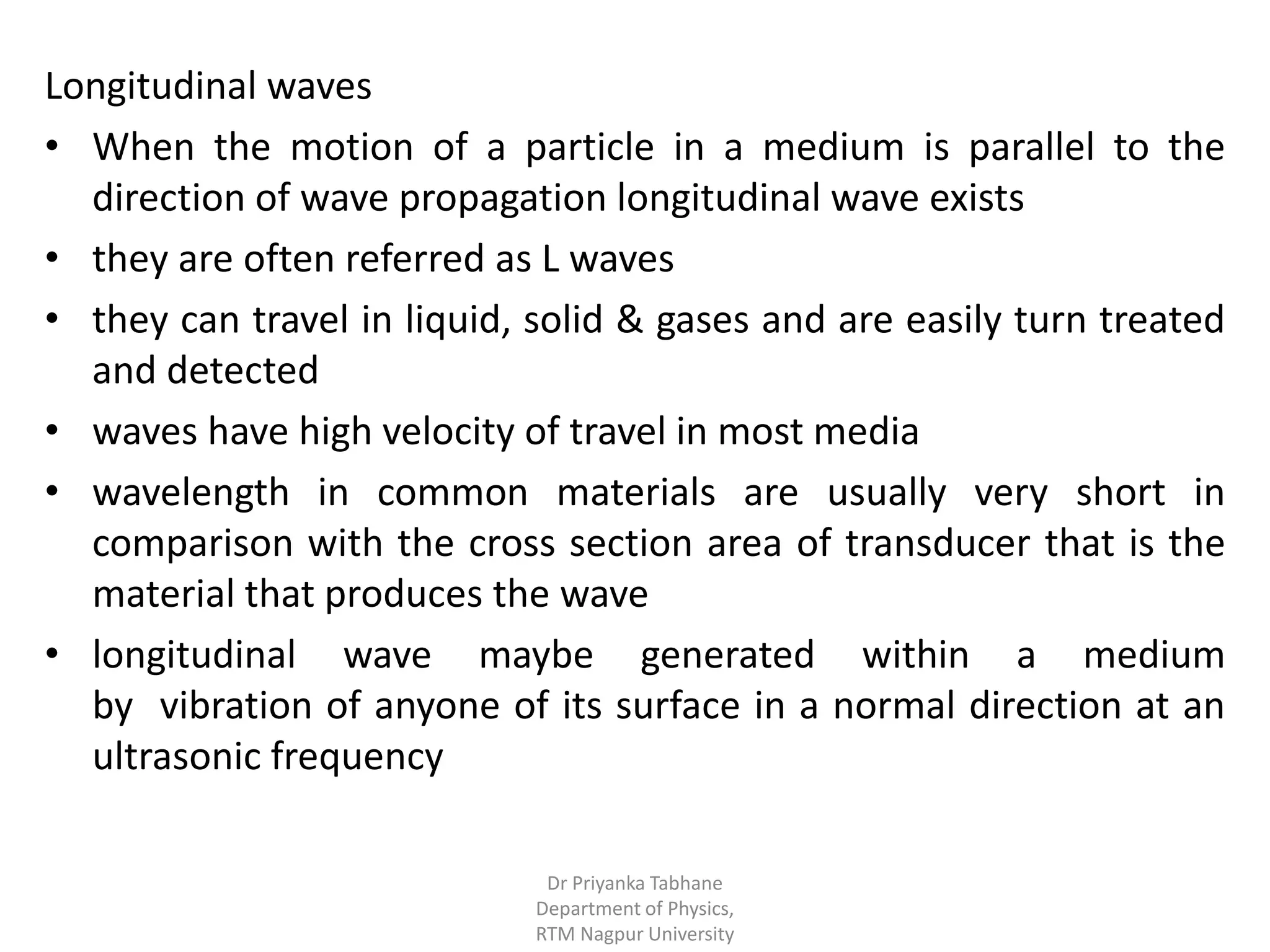 Fundamentals of Ultrasonic waves and applications | PPTX