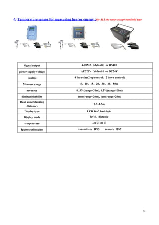 Ultrasonic series flow meter catalog | PDF