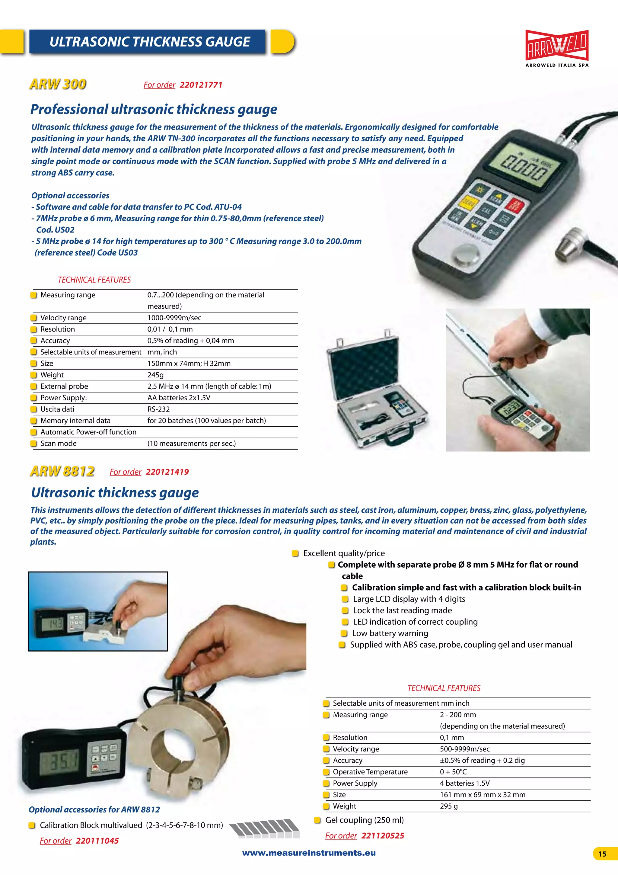 Fixed Ut Measurement Points Ultrasonic thickness gauge | PDF