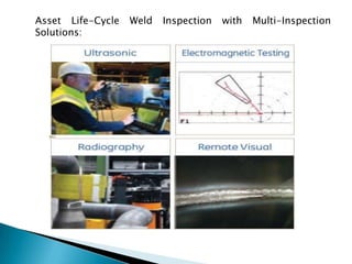 Asset Life-Cycle Weld Inspection with Multi-Inspection
Solutions:
 