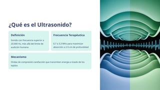 Ultrasonido Terapéutico para estudiantes | PPTX