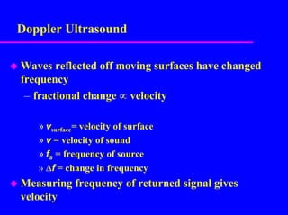 Ultrasound in diagnostics and therapy