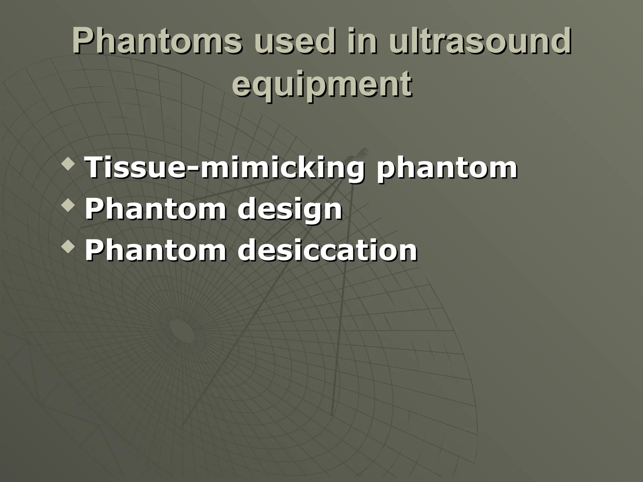 Phantom Method Quality assurance in ultrasound machines | PPT