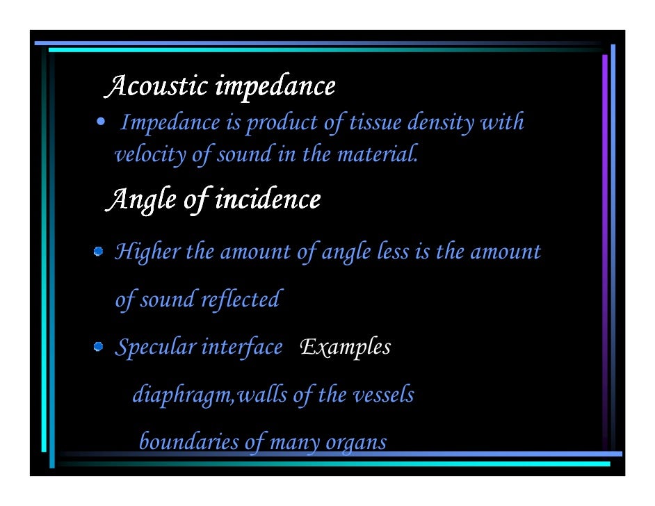 Ultrasound Physics