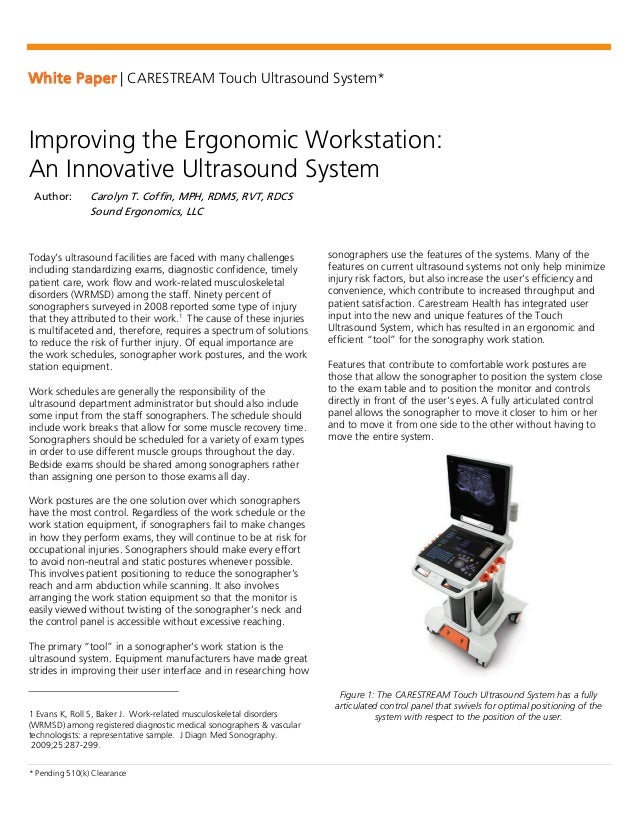 White Paper Improving the Ergonomic Workstation An