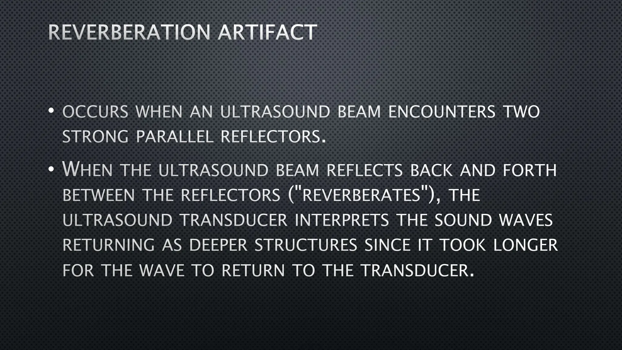 Refraction Artifact Example ULTRASOUND ARTIFACTS.pptx