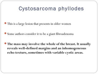 Ultrasound breast mass Slide 27