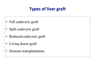 Ultrasound & doppler ultrasound in liver transplantation | PPTX