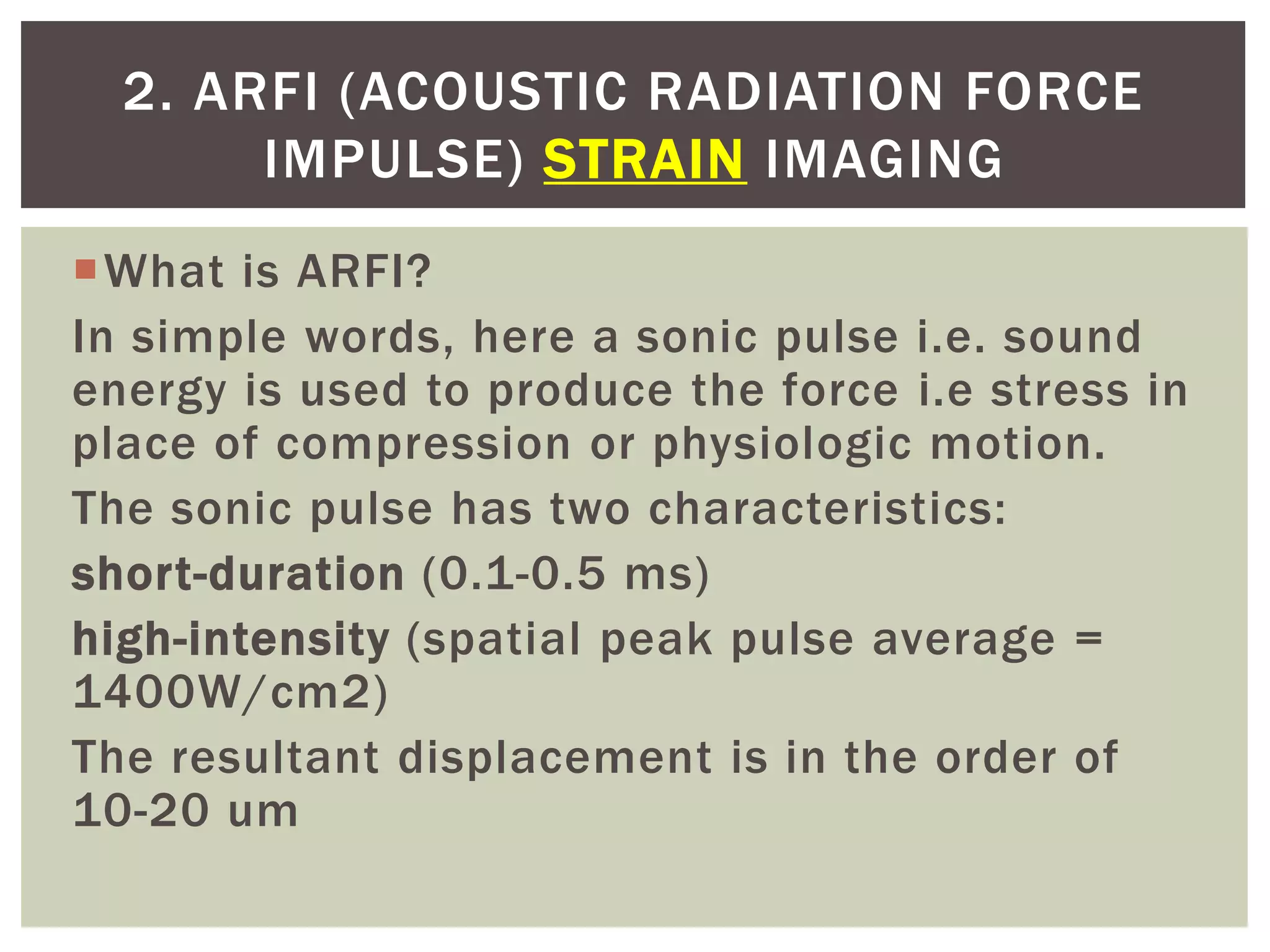 Ultrasound Elastography: Principles, techniques & clinical applications ...
