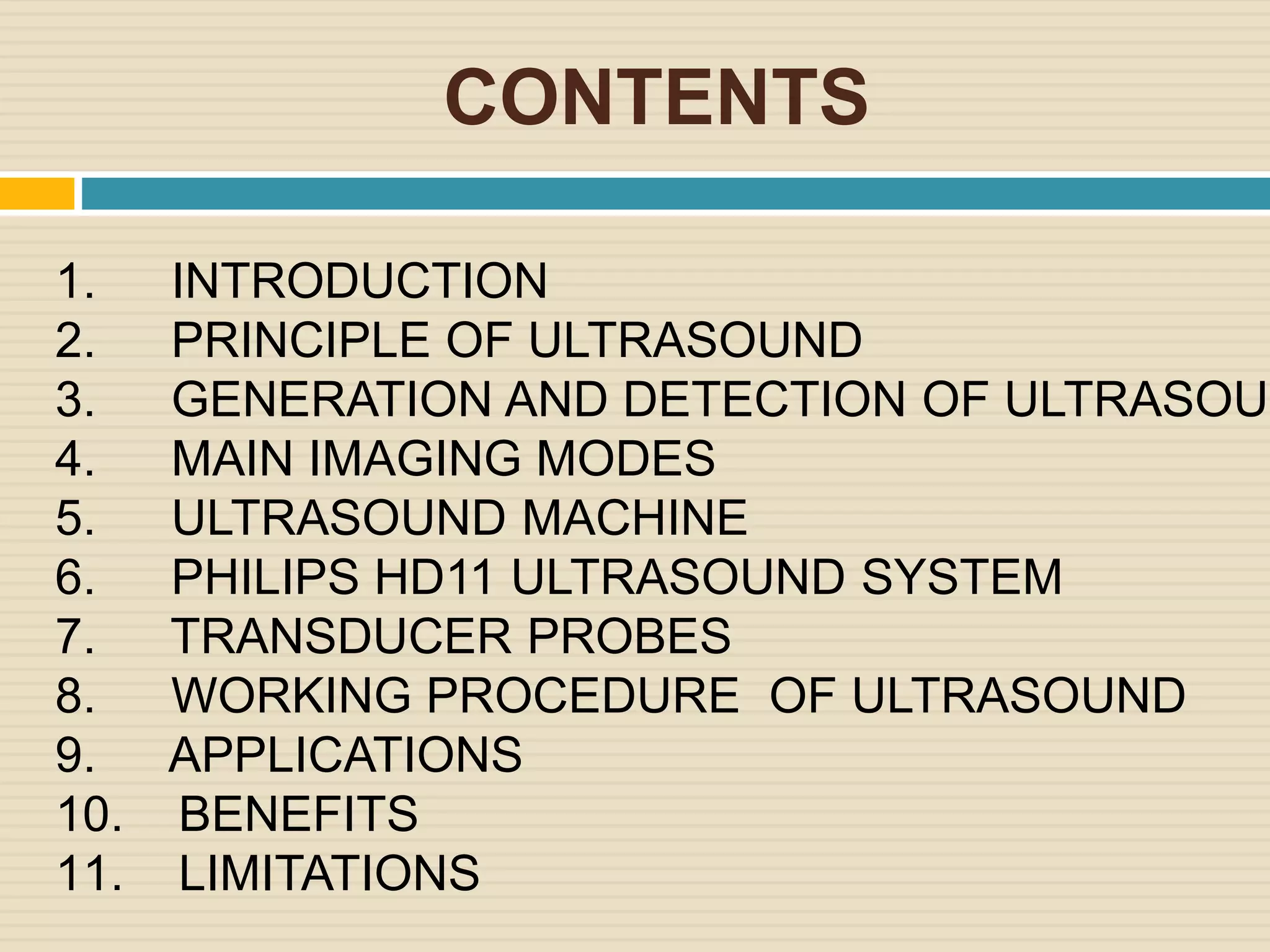 Ultrasound imaging | PPTX