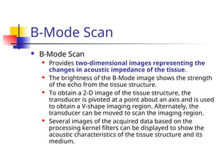 Ultrasound Imaging Ch 7.ppt type of imaging mode | PPT