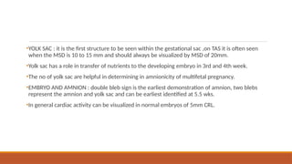 ultrasound in first trimester by radiology resident | PPTX