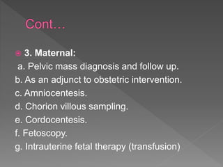 Ultrasound in obstetrics | PPTX