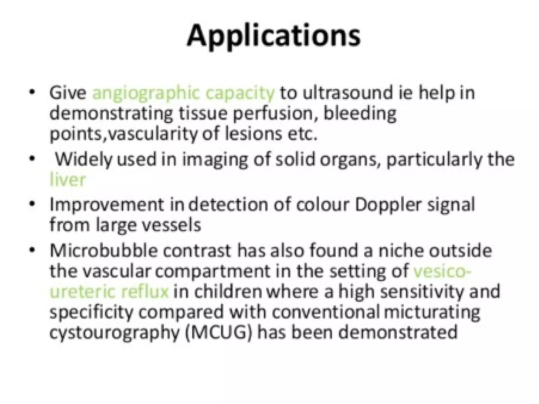 Ultrasound instrumentation practical applications