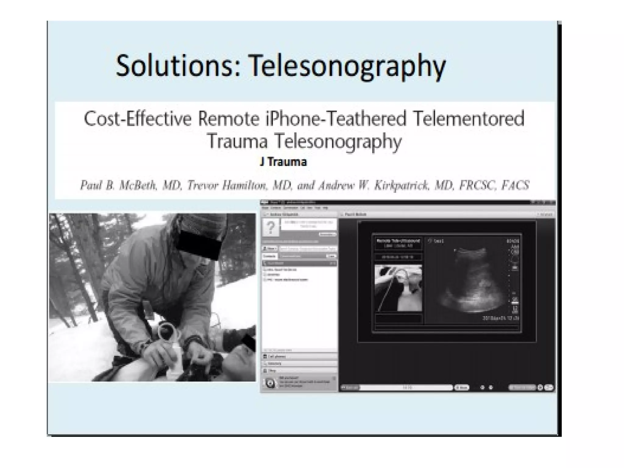 Ultrasound instrumentation practical applications