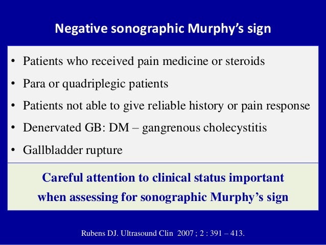 ultrasound of the gallbladder murphy s sign