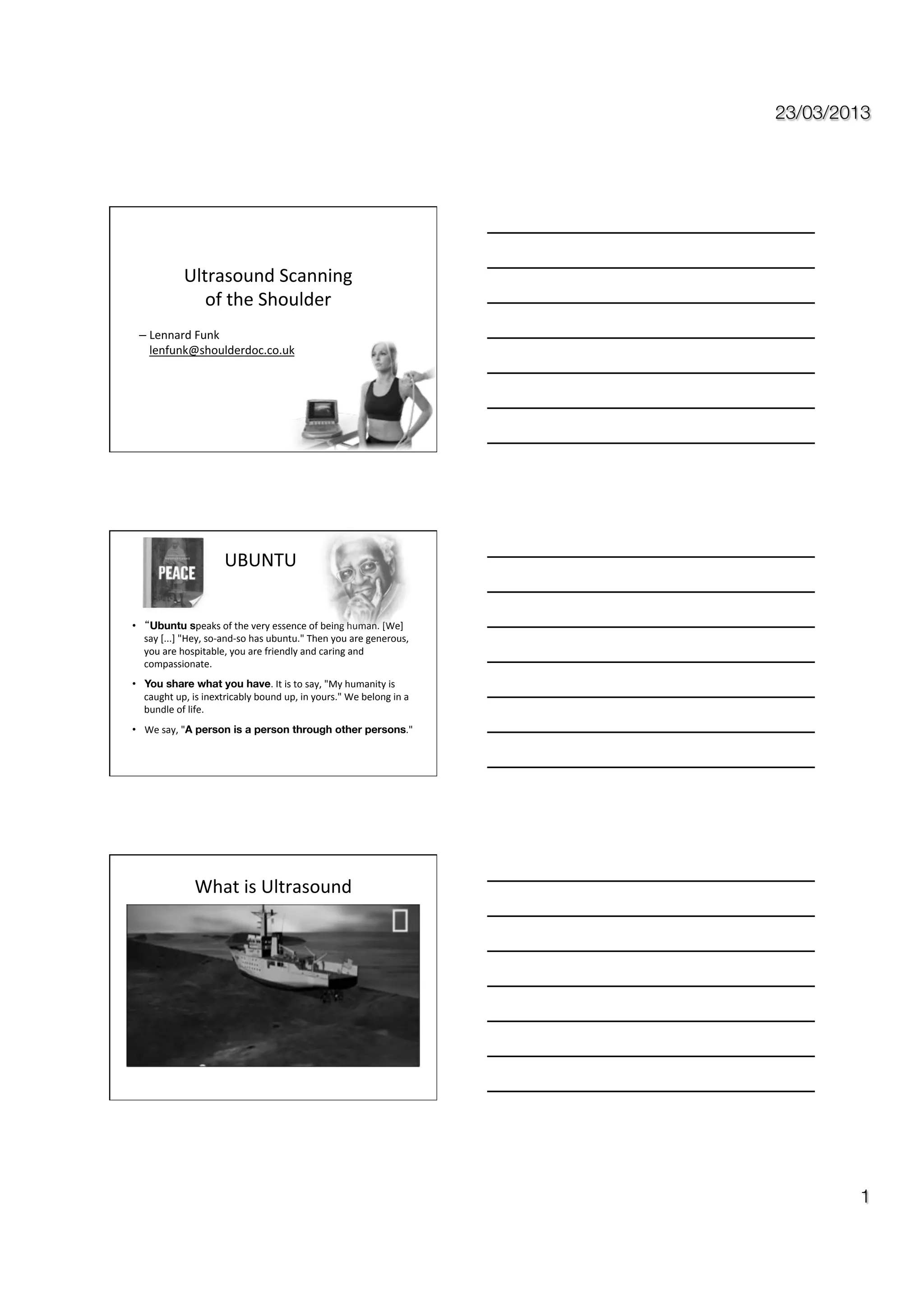 Ultrasound of the shoulder 2012 | PDF