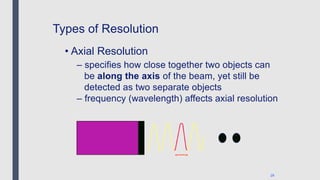 Example Axial Resolution Scan Ultrasound physics | PPTX