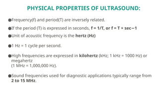 Comprehensive Overview of Ultrasound Physics and Grey Scale Imaging in ...