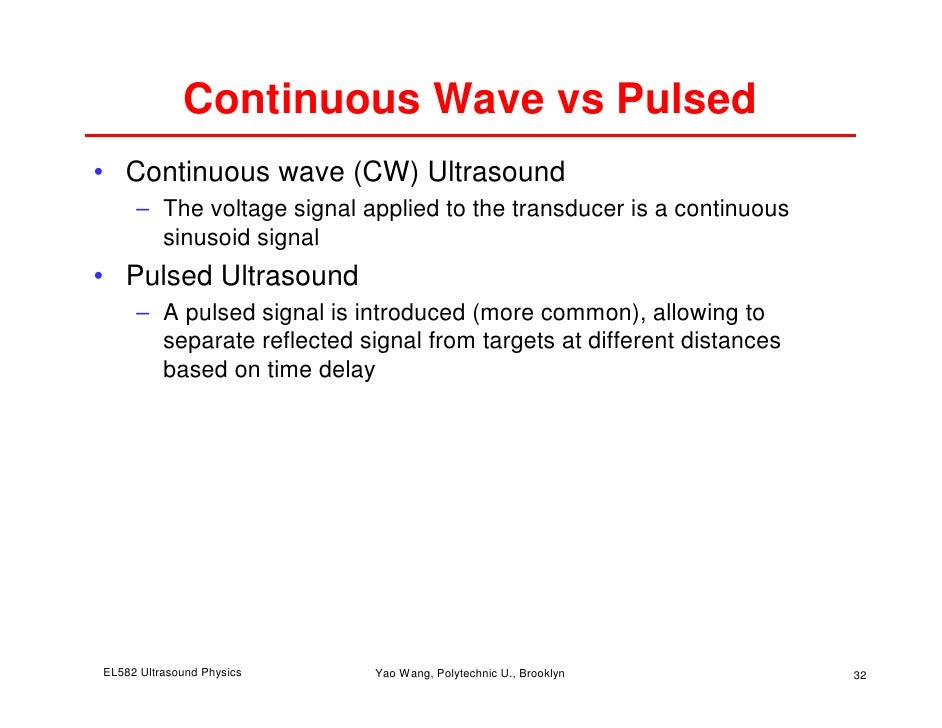 A Pulse Vs Wave
