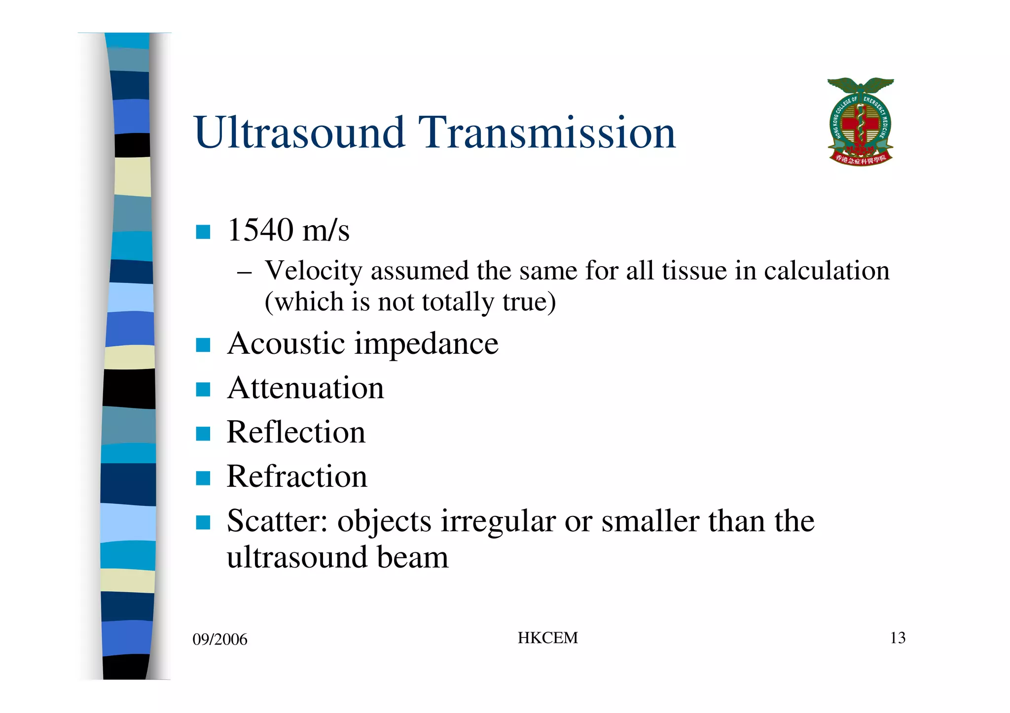 Ultrasound Physics & Knobology | PDF