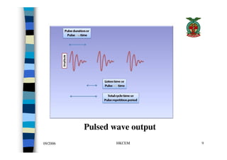 Pulsed wave output
09/2006           HKCEM        9
 
