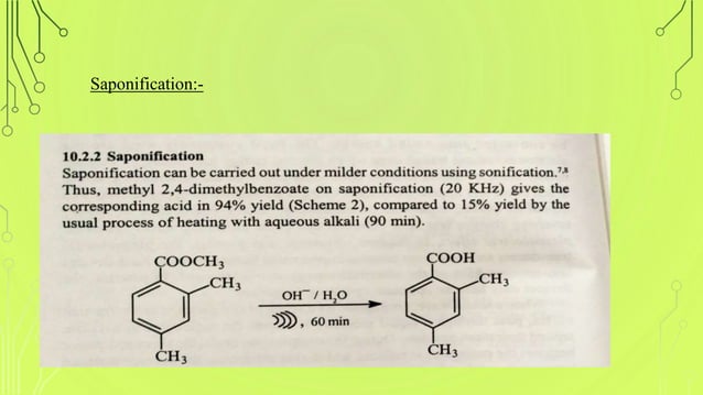 Ultrasound Assisted Reaction from Advanced organic chemistry of M.pharm ...